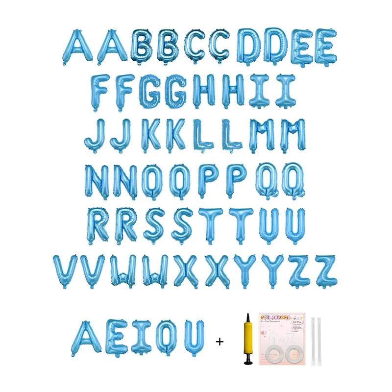 Letter balloon set for celebrations Aeiou Baby Baby products
